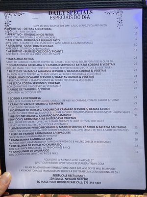 Menu photo 2 PortuCale Restaurant & Bar Newark, NJ Menu photo 2 PortuCale Restaurant & Bar Newark, NJ