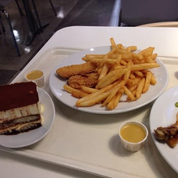 IKEA Restaurant - tiramisu，fish with French fries, roasted chicken $7.39 - Scandinavian Near Me - Sunrise, Florida