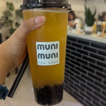 Muni Muni Tea Shop - Mango Passion fruit boba tea - Bubble Tea Near Me - Nashville, Tennessee Muni Muni Tea Shop - Mango Passion fruit boba tea - Bubble Tea Near Me - Nashville, Tennessee