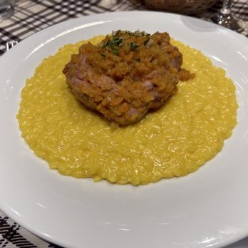 Trattoria La Colonna - Osso buco with risotto - Italian Near Me - Milan, Michigan Trattoria La Colonna - Osso buco with risotto - Italian Near Me - Milan, Michigan