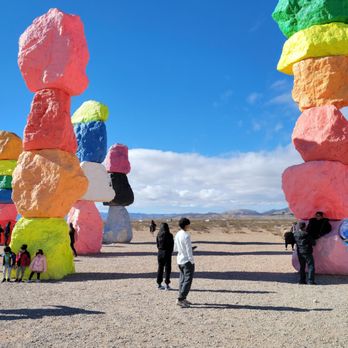 Seven Magic Mountains - Public Art Near Me - Las Vegas, Nevada Seven Magic Mountains - Public Art Near Me - Las Vegas, Nevada