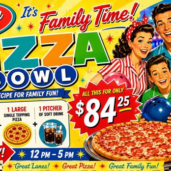 Western Bowl - Pizza, bowling, soda, and zero cooking dishes afterward. Sunday Pizza Bowl stays undefeated - Bowling Near Me - Amarillo, Texas
