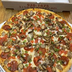 Mark & Philly's - Pepperoni, sausage, mushroom, onion, green pepper and tomato