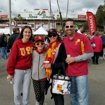 Rose Bowl Stadium - A great day for the Rose Bowl, a little chill and much excitement in the air. - Stadiums & Arenas Near Me - Pasadena, California