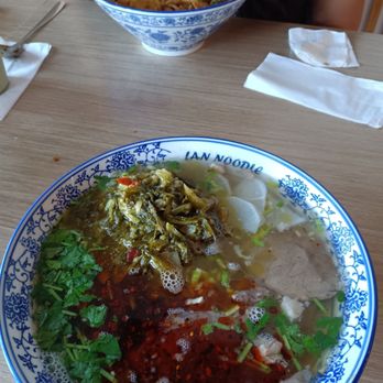 LAN Noodle - Mustard noodle is closest, DanDan noodle is furthest. - Noodles Near Me - West Covina, California