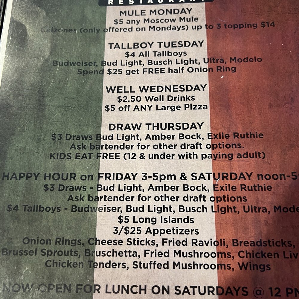 Chuck's Restaurant - See the specials? - Pizza Near Me - Des Moines, Iowa Chuck's Restaurant - See the specials? - Pizza Near Me - Des Moines, Iowa