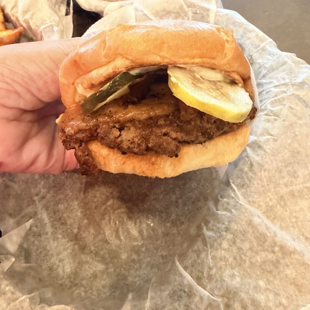 This was the peanut butter burger. This was the peanut butter burger.