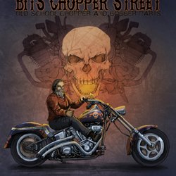 Bits Chop Street - Belle affiche chez Bits Chopper