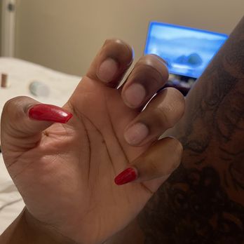 Mod Nails - My nails after 6 days of getting them done. - Nail Salons Near Me - Las Vegas, Nevada Mod Nails - My nails after 6 days of getting them done. - Nail Salons Near Me - Las Vegas, Nevada