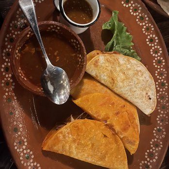 D' La Santa - Birria tacos with a side of consomme - Mexican Near Me - Seattle, Washington