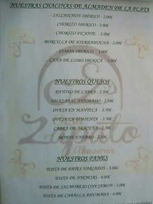 Menu photo 2 Casa Zapato Seville, SE
