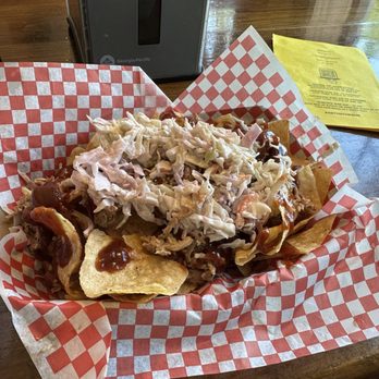 The BUS Bar and Grill - The barbecue nachos - Beer Bar Near Me - Ocoee, Tennessee