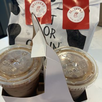 Chick-fil-A - Double dash with 2 vanilla Iced Coffees - Fast Food Near Me - Las Vegas, Nevada