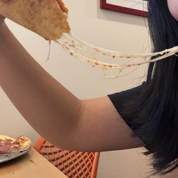 Vics Pizza - Cheese pull - Pizza Near Me - Olympia, Washington Vics Pizza - Cheese pull - Pizza Near Me - Olympia, Washington