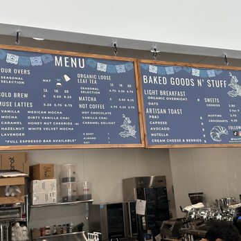 Coffee Muse - Menu as of 5/20/23 - Coffee & Tea Near Me - Santa Ana, California
