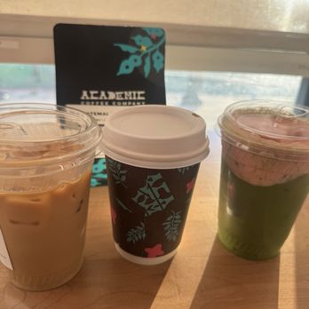 Academic Coffee - Left is pandan and right is guava matcha person - Bakeries Near Me - San Jose, California Academic Coffee - Left is pandan and right is guava matcha person - Bakeries Near Me - San Jose, California