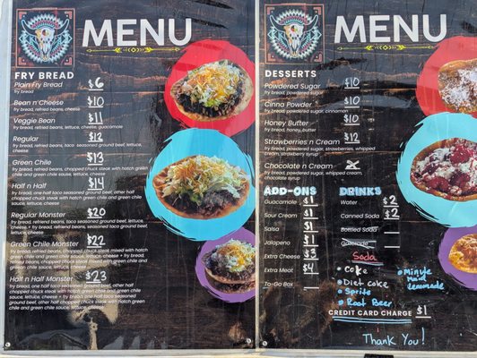 Menu photo 2 Nevari Indian Fry Bread Las Vegas, NV Menu photo 2 Nevari Indian Fry Bread Las Vegas, NV