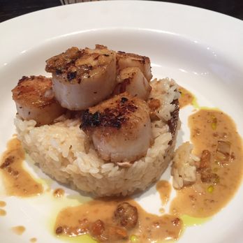 Wabi Sabi - Seared scallops and mushroom risotto - Japanese Near Me - Bloomfield, New Jersey