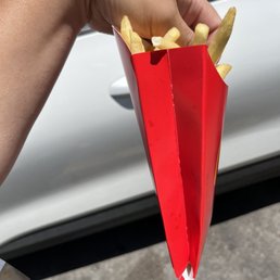 The old unopened bag trick on my first large fries