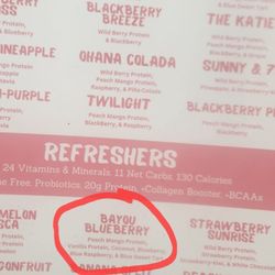 Callahan Nutrition - Menu