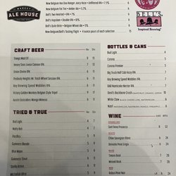Market Ale House - Ale House menu