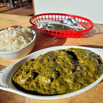 Zaika Indian Express - 01.22.22 - Chicken Saag & Basmati Rice - Indian Near Me - Denver, Colorado