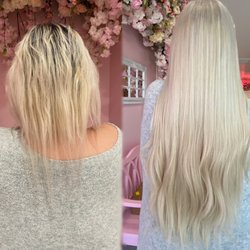 Bleach and Tone, and Keratin Individual Extensions