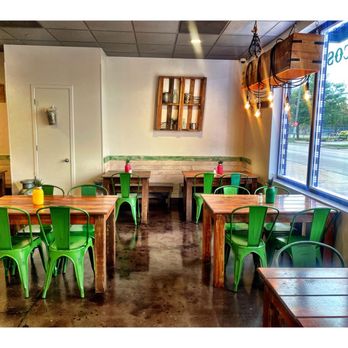 Tacabron - Tacabron .7330 Harrison St, Forest Park, IL  Modern Mexican Taqueria. Tacos Burritos Tortas Enchiladas Salads.Beers & Margaritas. Cool! - Mexican Near Me - Forest Park, Illinois