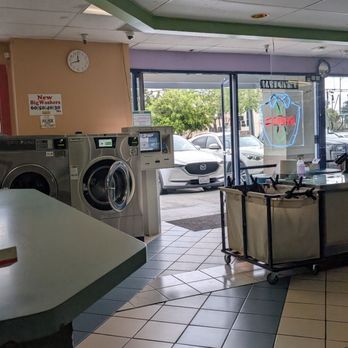 Oasis Laundries - Largest washer is priced at $10.00 with an option to add a few deep clean features as necessary. Dryers are 50 cents for 10 minutes - Dry Cleaning Near Me - Mountain View, California Oasis Laundries - Largest washer is priced at $10.00 with an option to add a few deep clean features as necessary. Dryers are 50 cents for 10 minutes - Dry Cleaning Near Me - Mountain View, California