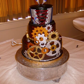 Closer Detail Of Our Amazing Steampunk Cake Yelp