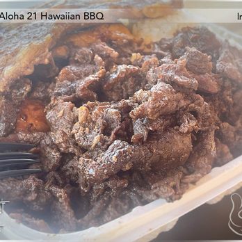 Aloha 21 Hawaiian BBQ - Hawaiian BBQ Mix ($17.99) - Good portions - Hawaiian Near Me - Irvine, California Aloha 21 Hawaiian BBQ - Hawaiian BBQ Mix ($17.99) - Good portions - Hawaiian Near Me - Irvine, California