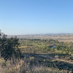 View of river from our RV site.