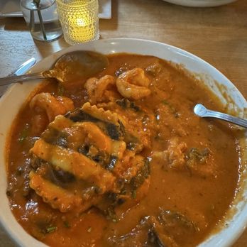 Popei's Clam Bar - Lobster & Shrimp Ravioli (Coram) - Seafood Near Me - Coram, New York Popei's Clam Bar - Lobster & Shrimp Ravioli (Coram) - Seafood Near Me - Coram, New York