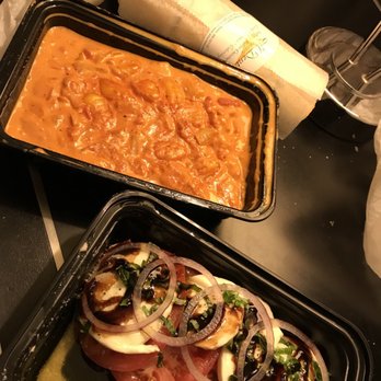 Al Dente Restaurant - Gnocchi in Vodka sauce and caprese. - Italian Near Me - Boston, Massachusetts