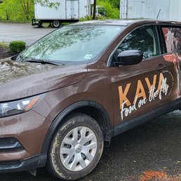a car parked on the side of the road