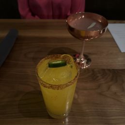 Sage pear gimlet & Lady is always right $11.50 each (4/19/24)