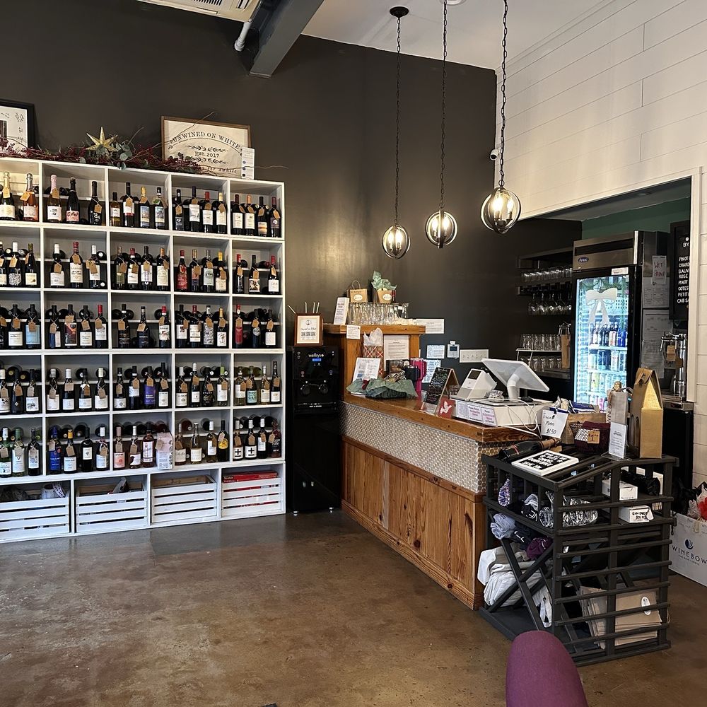 Unwined on White - Wine cabinet & reception counter - Wine Bars Near Me - Wake Forest, North Carolina Unwined on White - Wine cabinet & reception counter - Wine Bars Near Me - Wake Forest, North Carolina