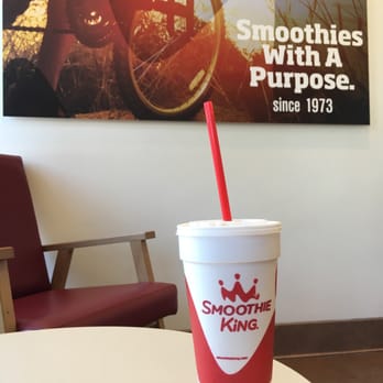 Smoothie King - a smoothie in a cup on a table - Juice Bars & Smoothies Near Me - Rock Hill, South Carolina Smoothie King - a smoothie in a cup on a table - Juice Bars & Smoothies Near Me - Rock Hill, South Carolina