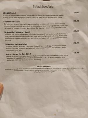 Menu photo 1 The Brookside Newfane, NY