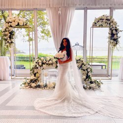 13th Avenue Florist - So glad we went with the 2 large pieces on the sides of our sweetheart table!!