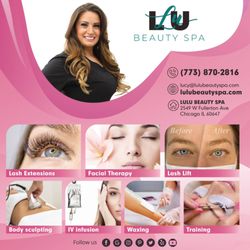 Lulu Beauty Spa - Check out all our services. Lash extensions, facials, lash lifts, body sculpting, Intravenous infusion, waxing and training