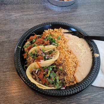 Los Taquitos - Trio of tacos - Mexican Near Me - Phoenix, Arizona