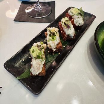 Janken - Hamachi crispy rice - Japanese Near Me - Portland, Oregon