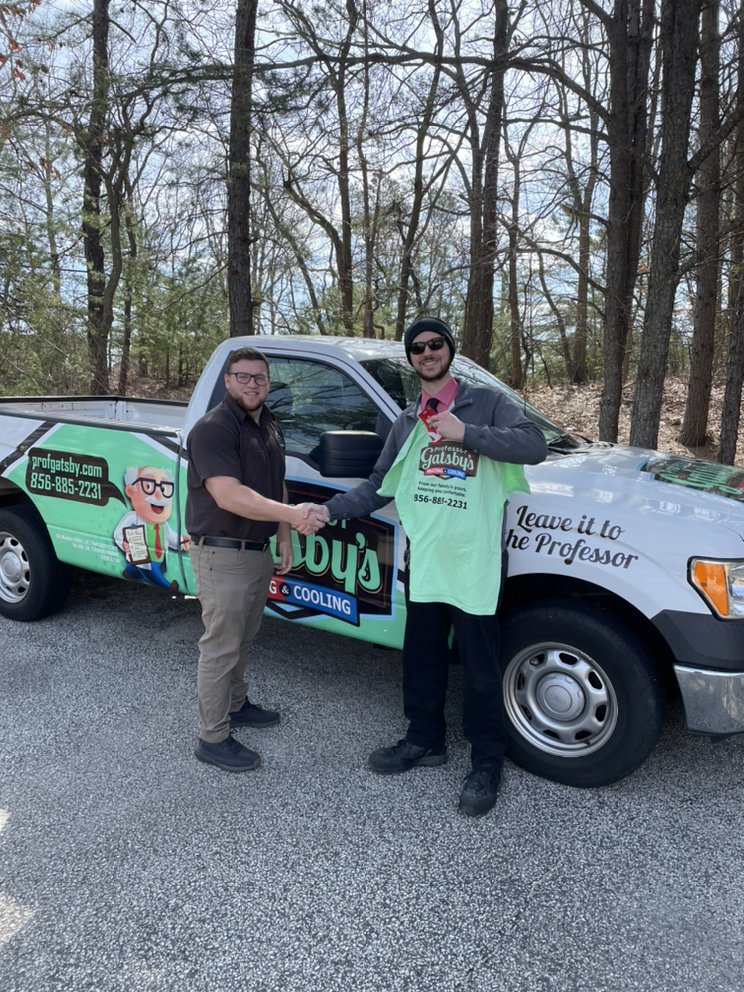 Slide of Professor Gatsby's Heating, Cooling & Plumbing