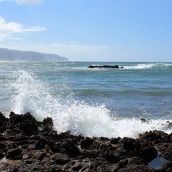 Puaena Point Beach - Crashing Wave over Rocks. This could be a name of a cocktail drink. It will definitely have coconut in it.