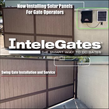 Intele Gates - Now Installing Solar Panel For Gate Operators - Fences & Gates Near Me - Manhattan Beach, California Intele Gates - Now Installing Solar Panel For Gate Operators - Fences & Gates Near Me - Manhattan Beach, California