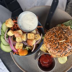 Pesto Portobello Burger