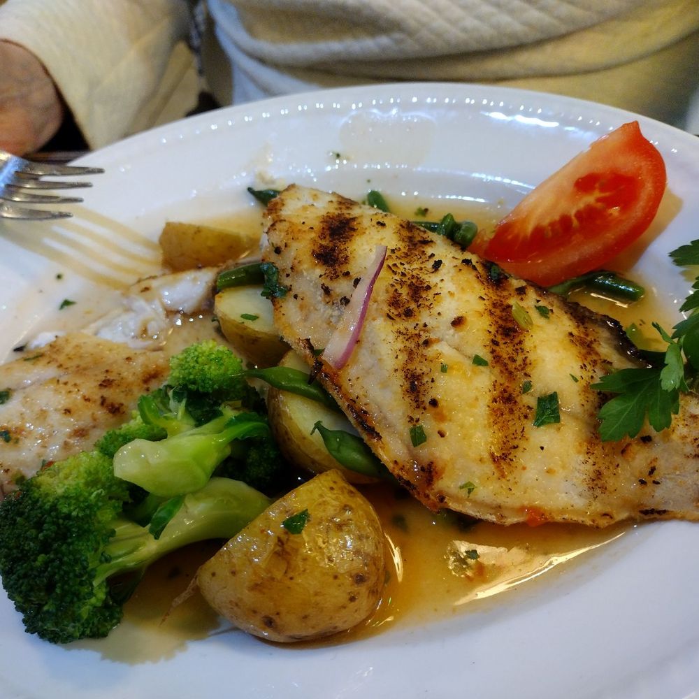 Trattoria Verdi - seabream fish with gill sauce - Venues & Event Spaces Near Me - London, XGL Trattoria Verdi - seabream fish with gill sauce - Venues & Event Spaces Near Me - London, XGL