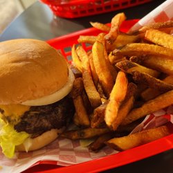 Burger 101 - The 202 with cheese combo