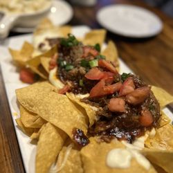 Huntington Ale House - Pulled pork nachos